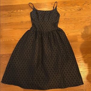 Black Polka Dot Party Cocktail Dress